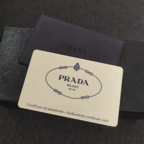 prada clothing mens replica|prada authentication card.